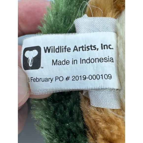 Eco Pals Turtle Plush Wildlife Artist Stuffed Animal 9 Inch - Picture 8 of 11